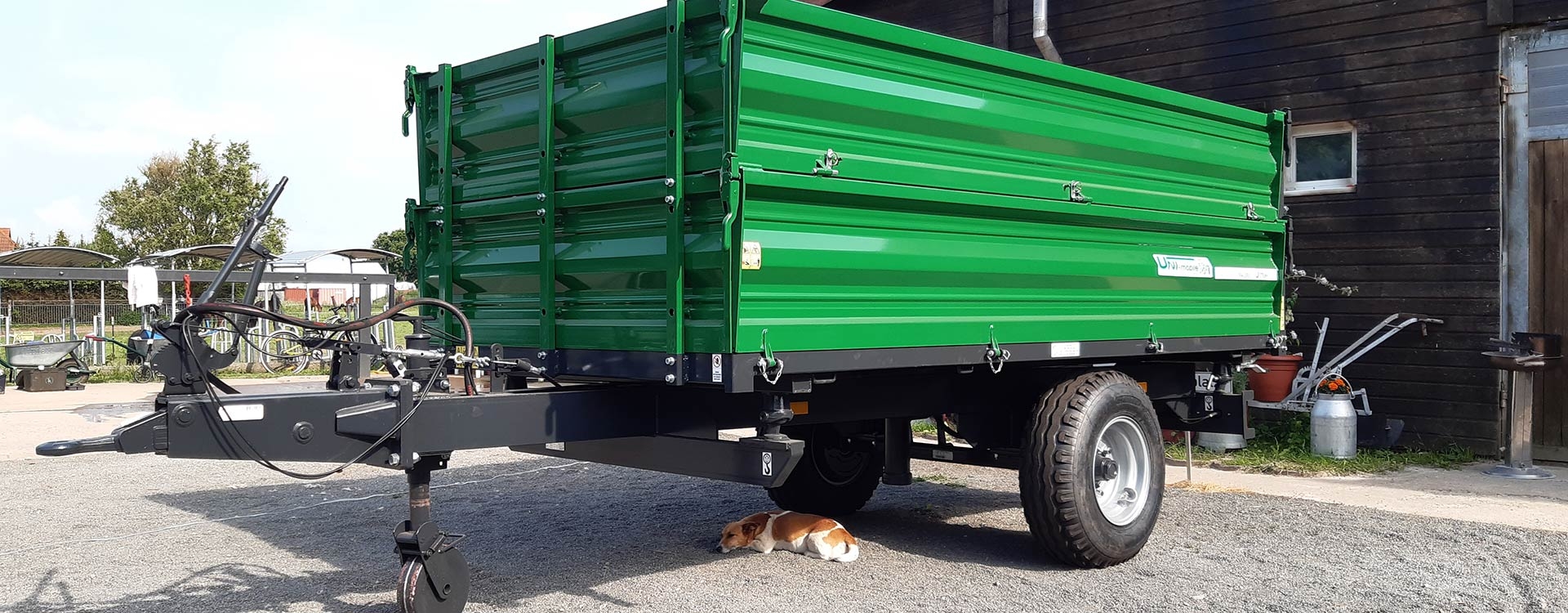 Heckcontainer für Traktoren